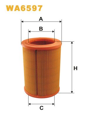 WIX FILTERS Ilmansuodatin WA6597